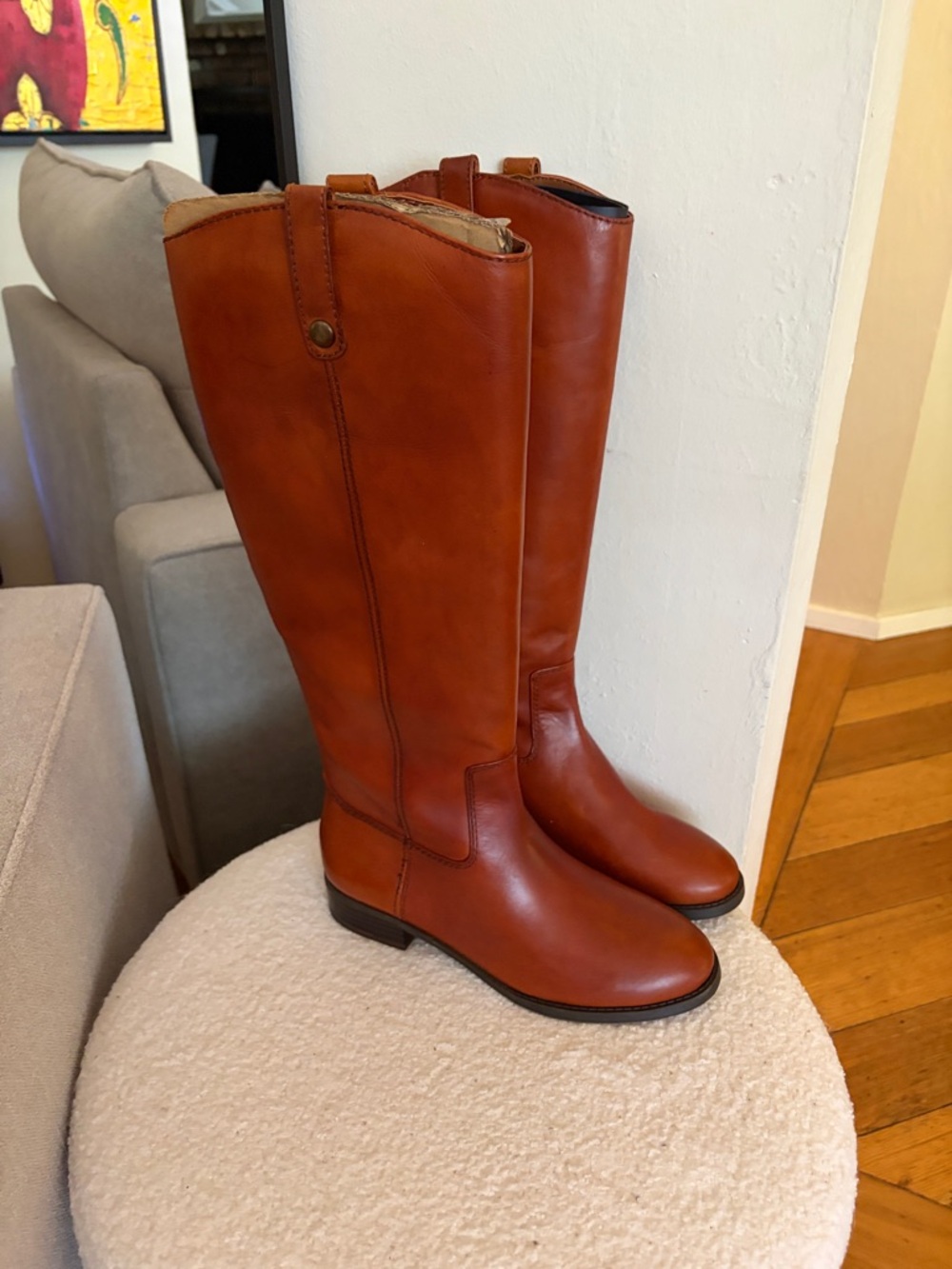INC International Concepts Tall Leather Riding Boots